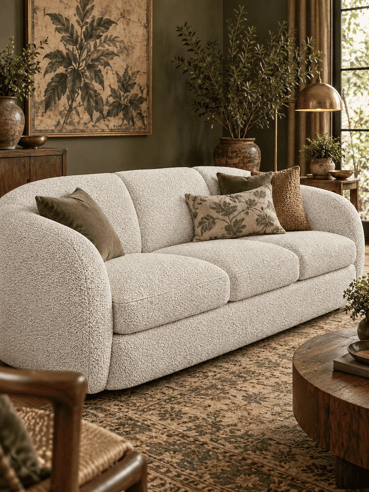 Lukora Two-Tone Textured Upholstery Fabric