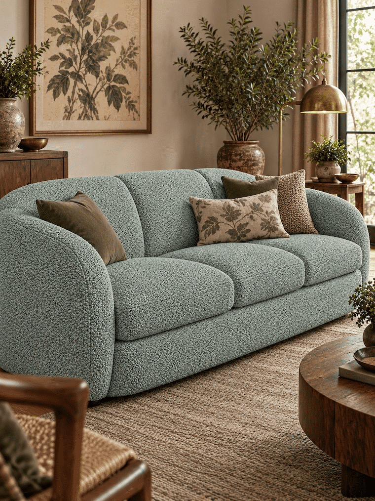 Lukora Two-Tone Textured Upholstery Fabric