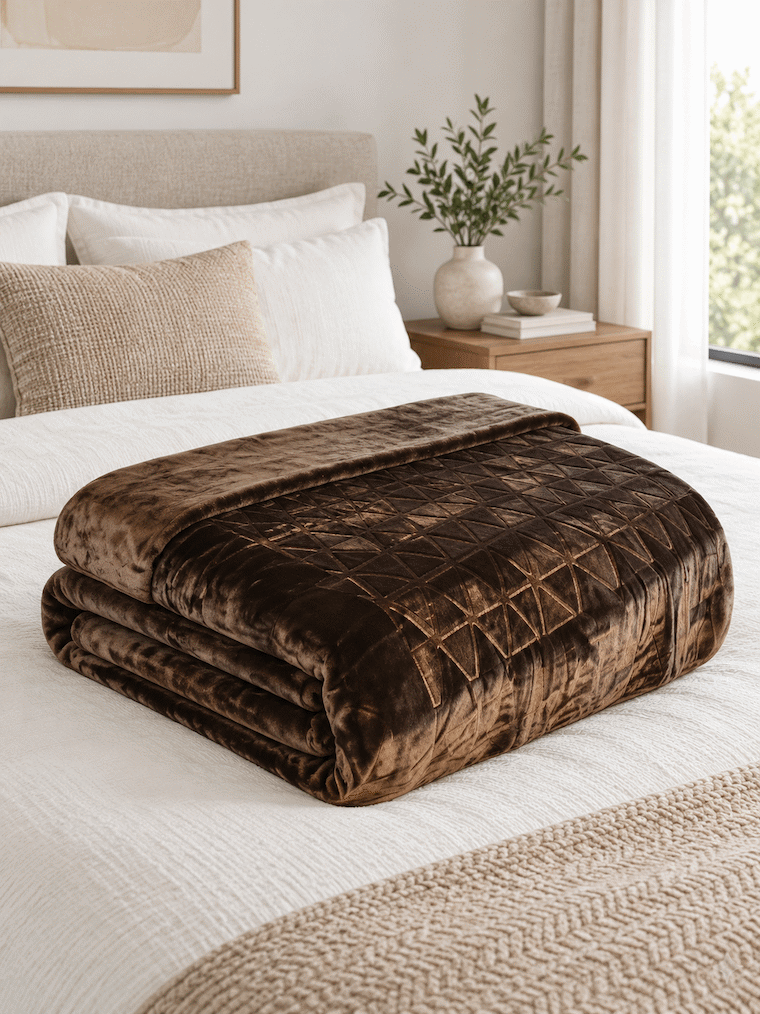 Blush Haven King Size Blanket