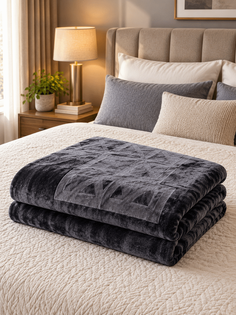 Blush Haven King Size Blanket