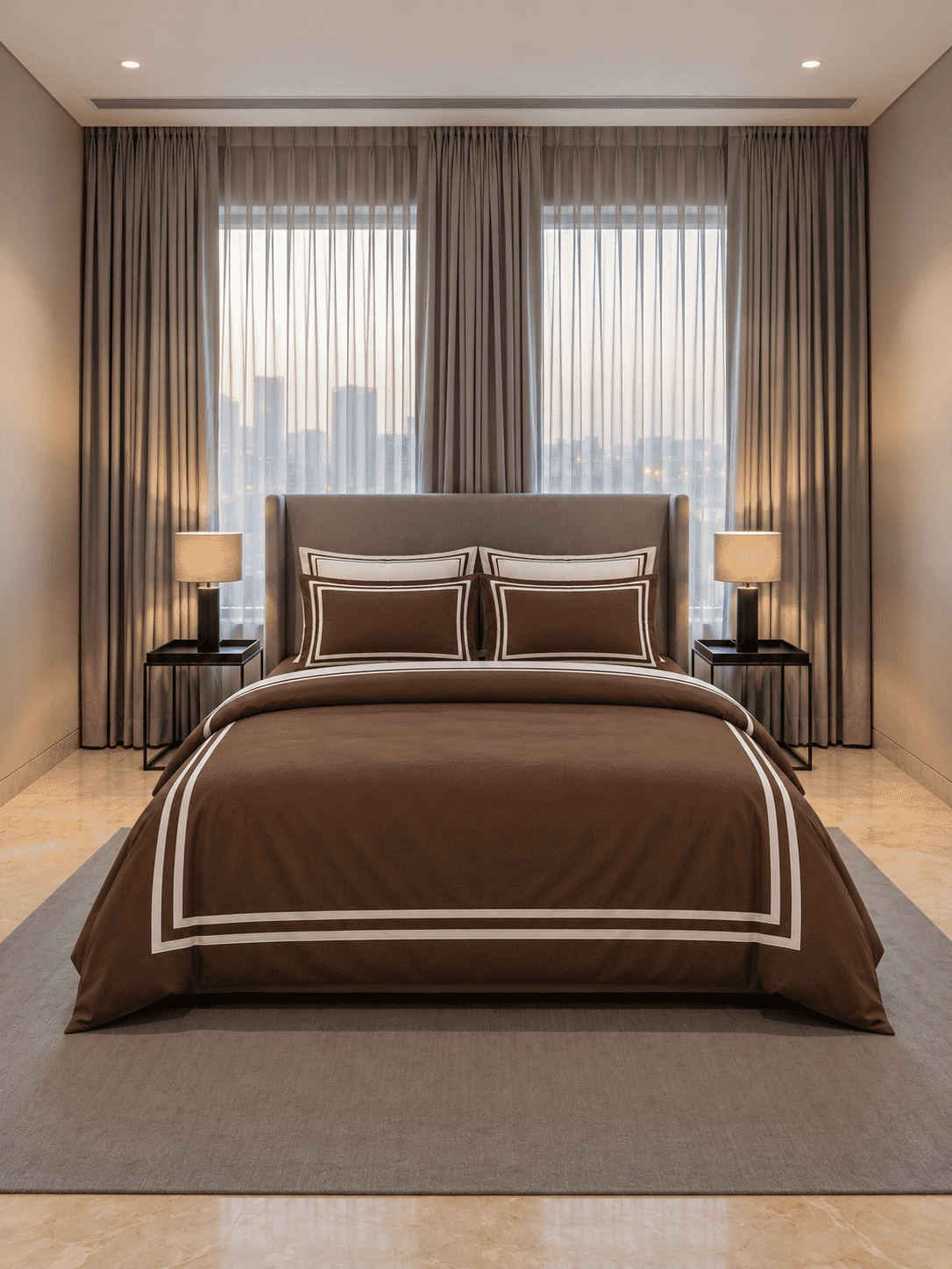 600 TC Cotton Duvet Cover with Pillowcases