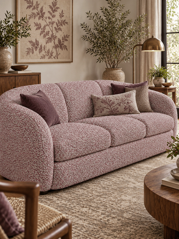 Lukora Two-Tone Textured Upholstery Fabric