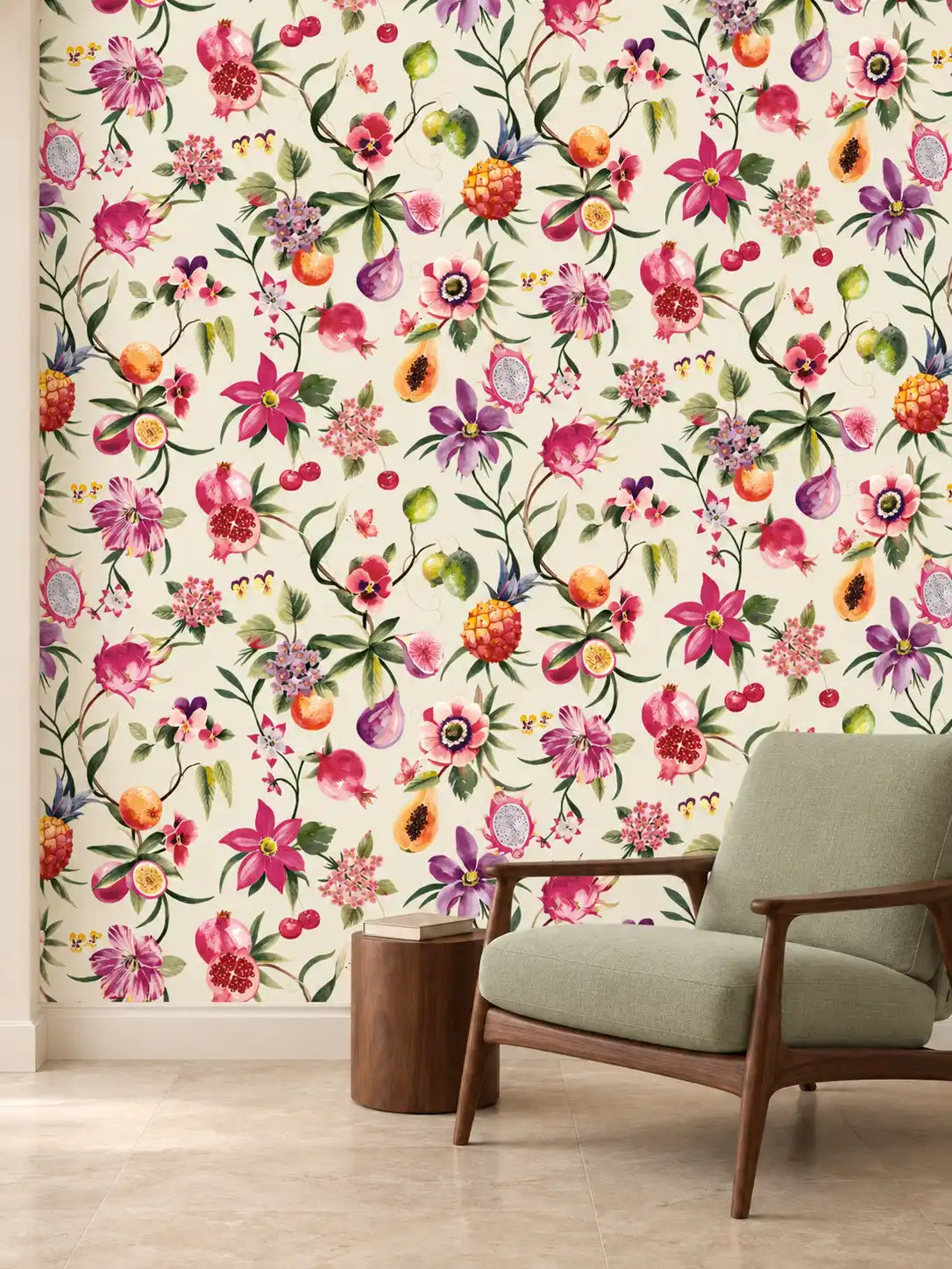 Pomelora Tropical Orchard Wallpaper
