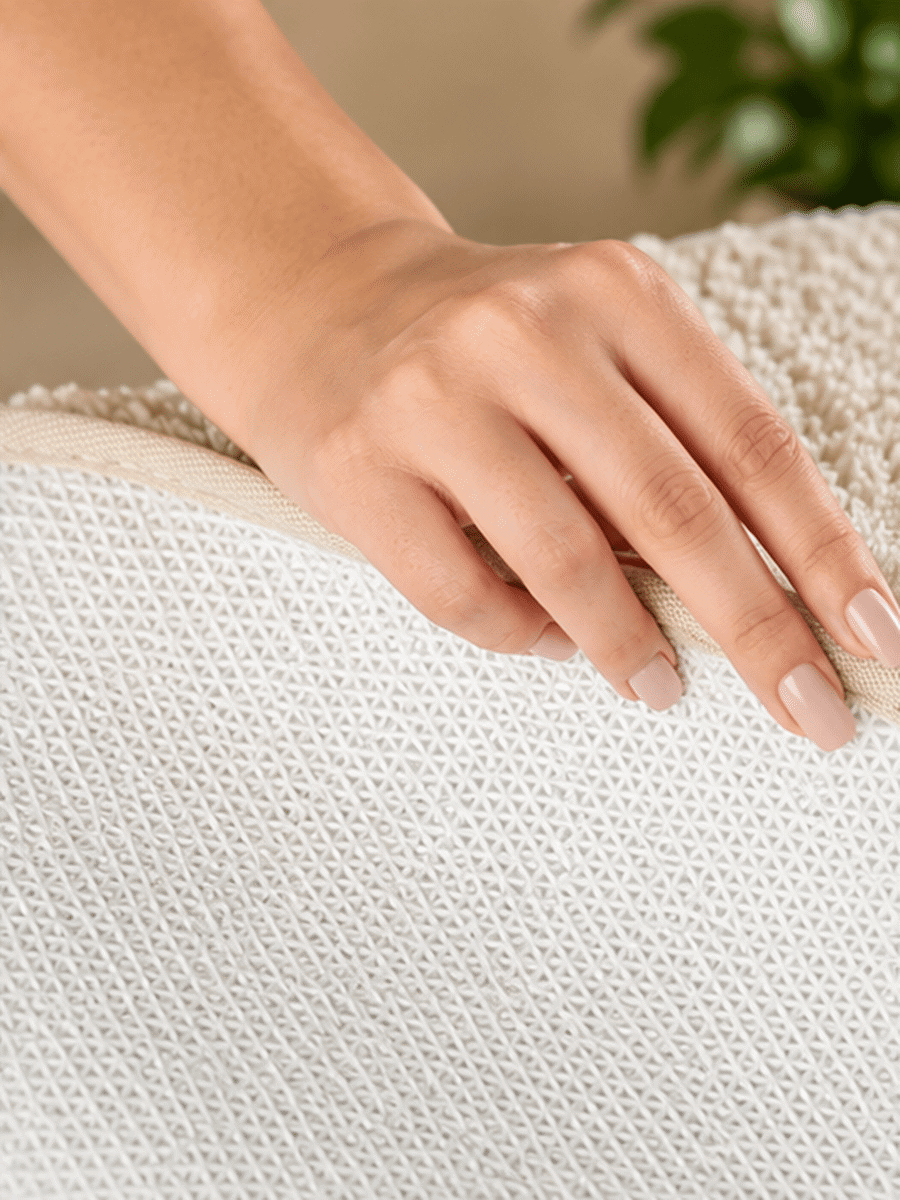 Round Lamb Bathmat