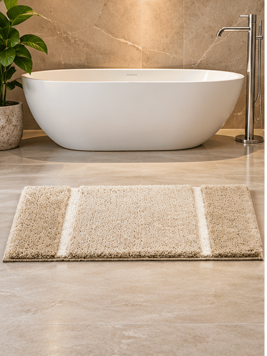 Double Tone Lamb Bathmat
