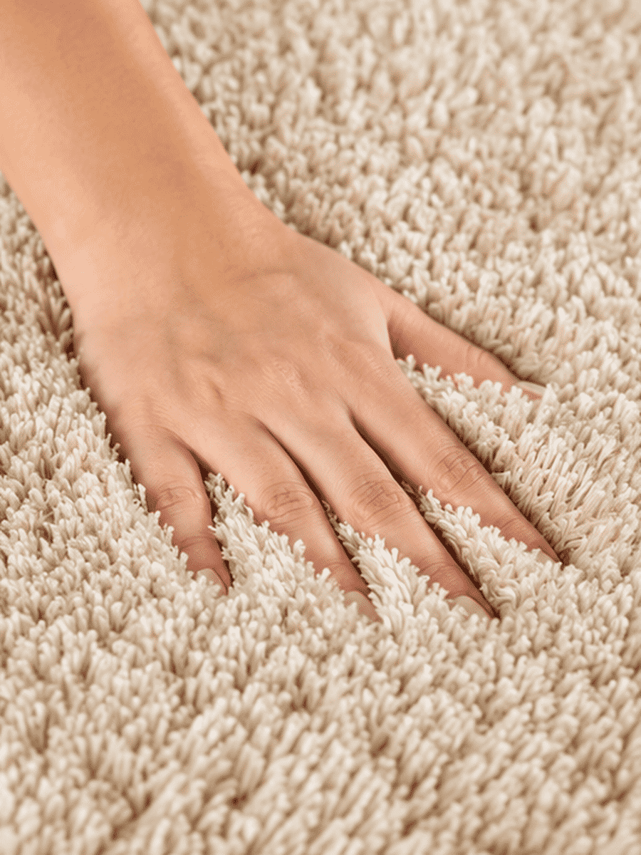 Round Lamb Bathmat