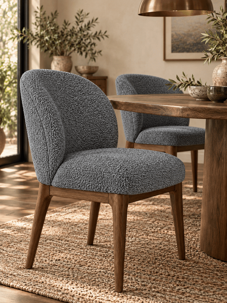 Lukora Two-Tone Textured Upholstery Fabric