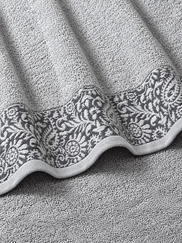 Picasso Hand Towel Floral Border
