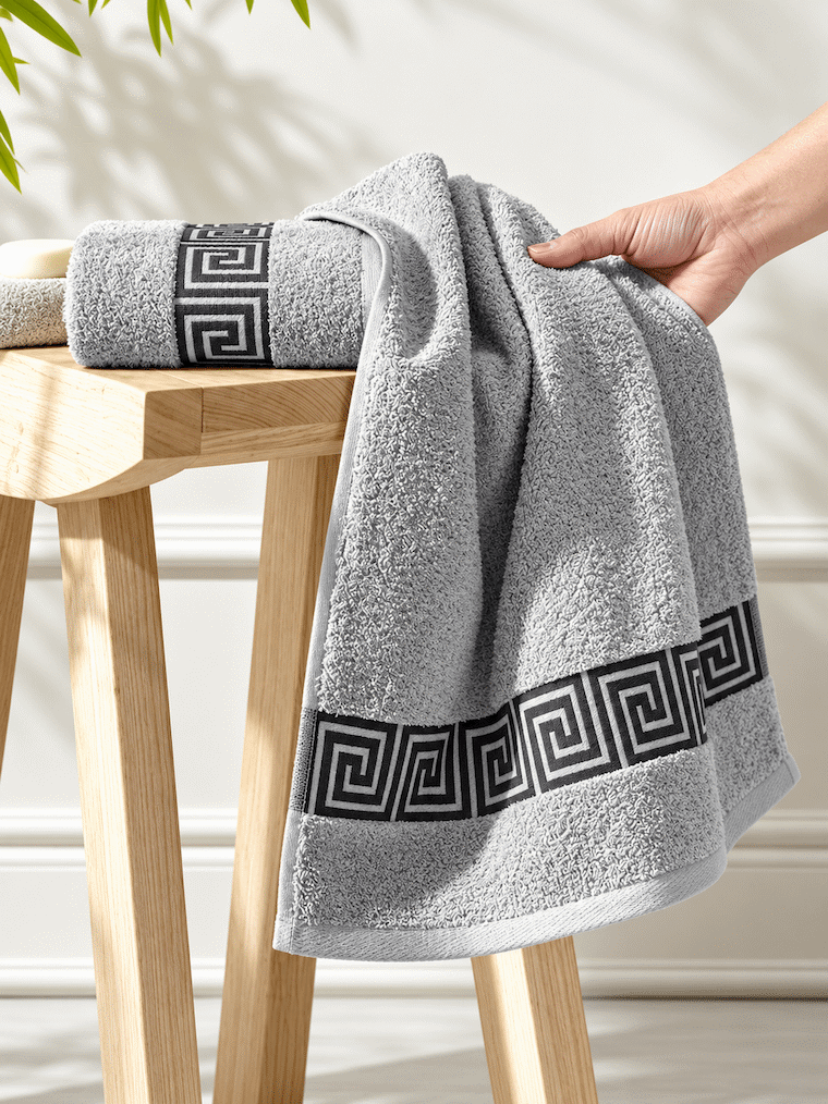 Picasso Hand Towel Greek Key Border