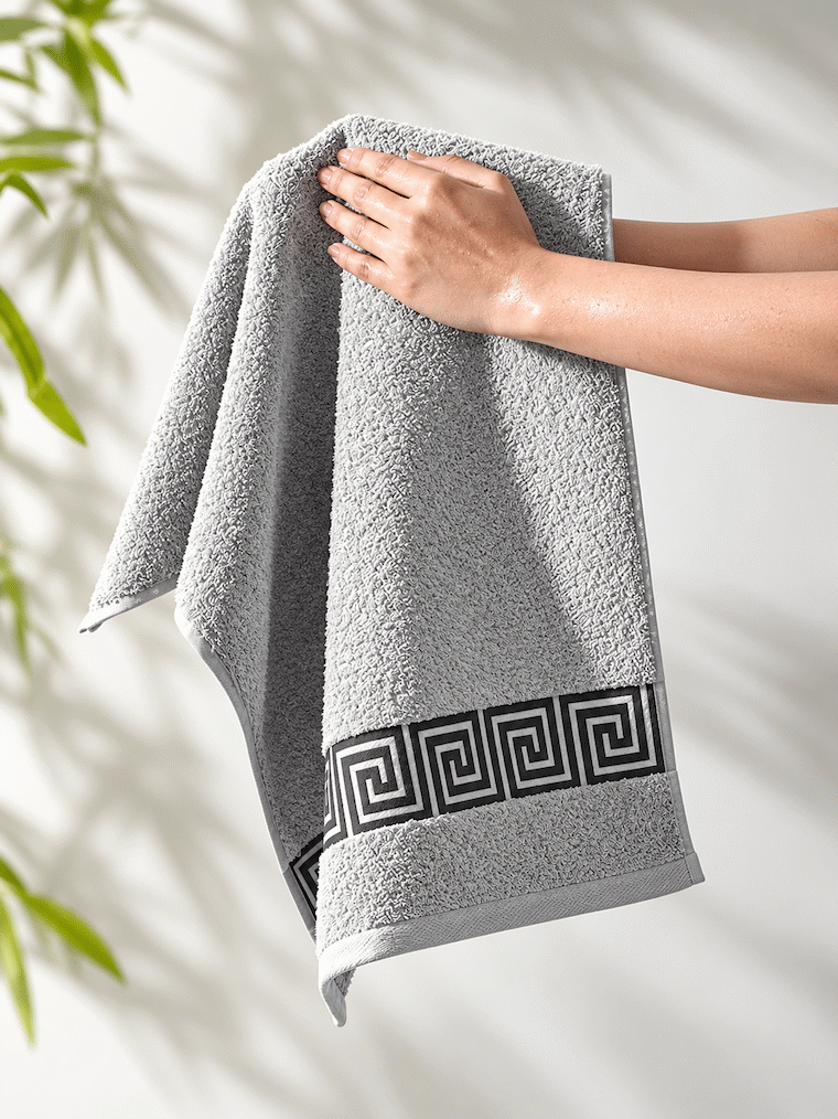 Picasso Hand Towel Greek Key Border