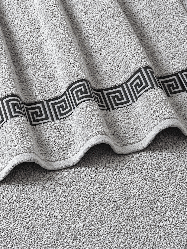 Picasso Bath Towel - Greek Key Border