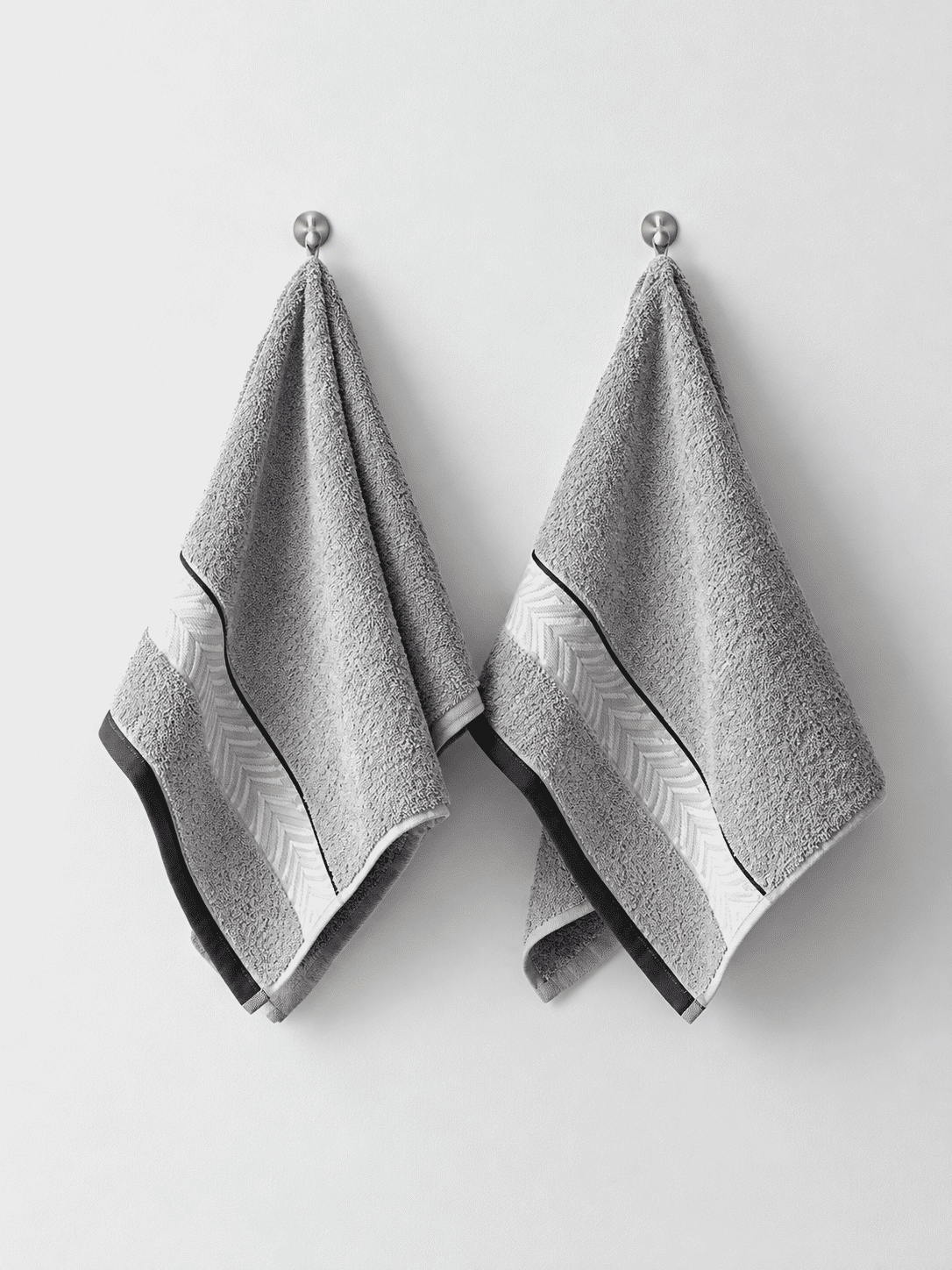 Picasso Hand Towel Herringbone Border
