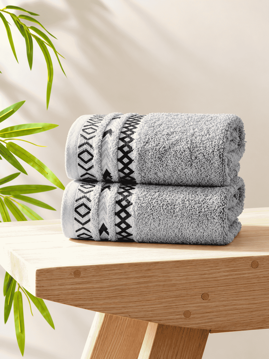 Picasso Hand Towel Tribal Border
