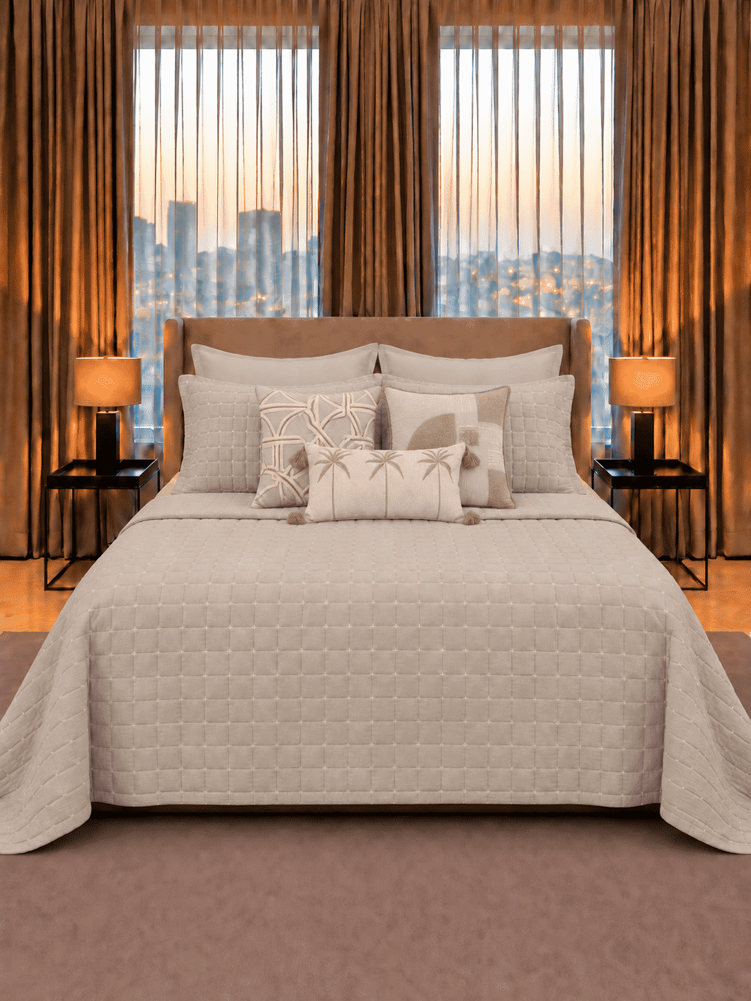 Palm Springs Elan Cotton Bedding Set
