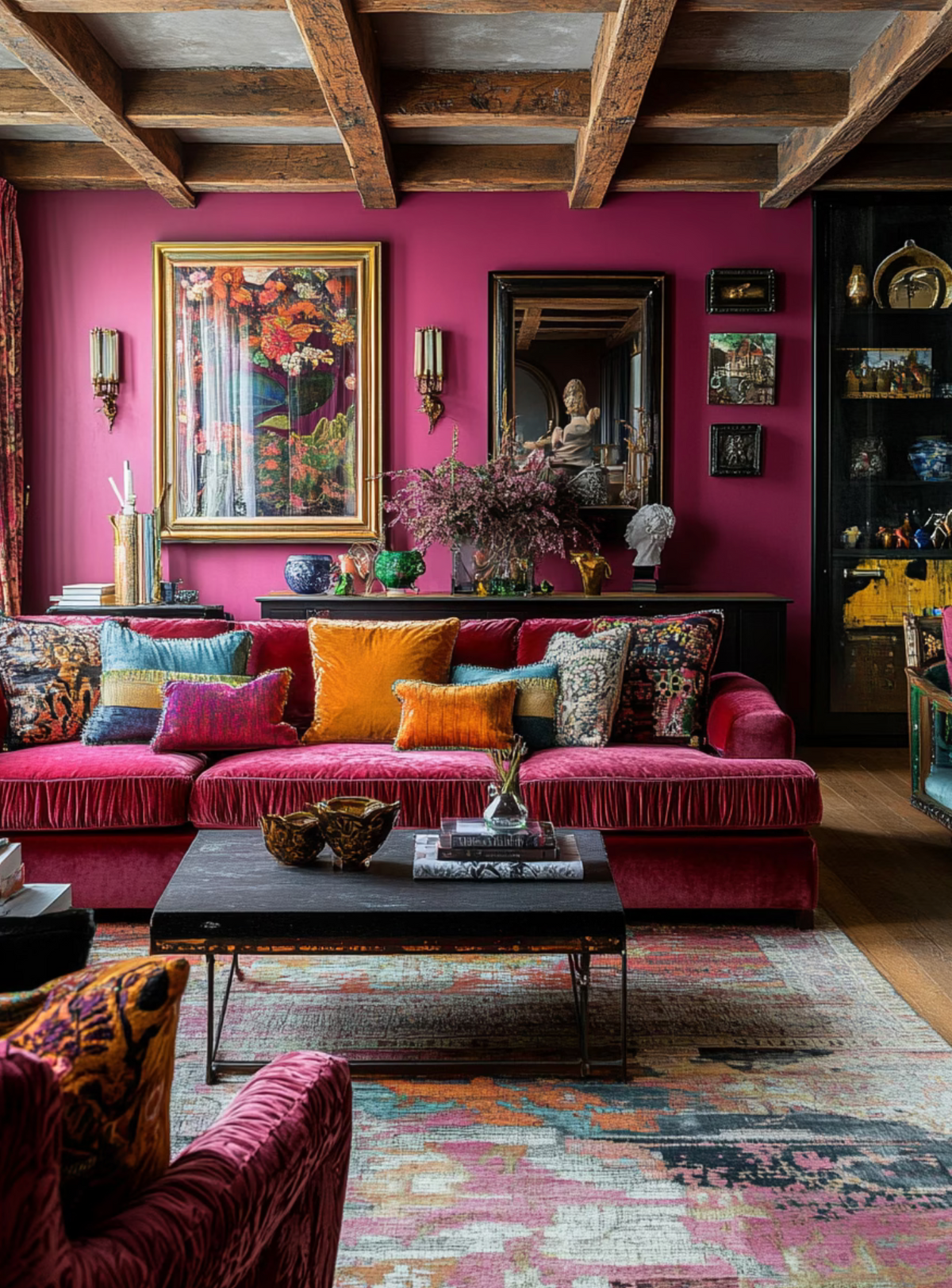 A designed interior scheme specified by an interior designer and furnished by Jagdish Store