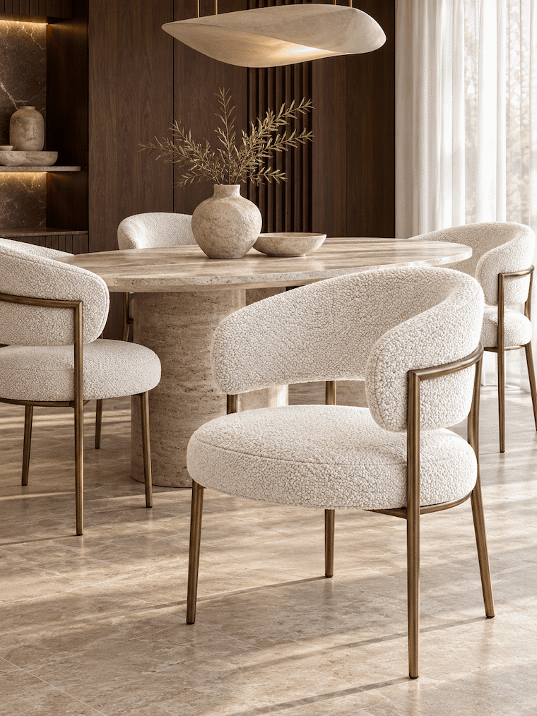 Lukora Two-Tone Textured Upholstery Fabric