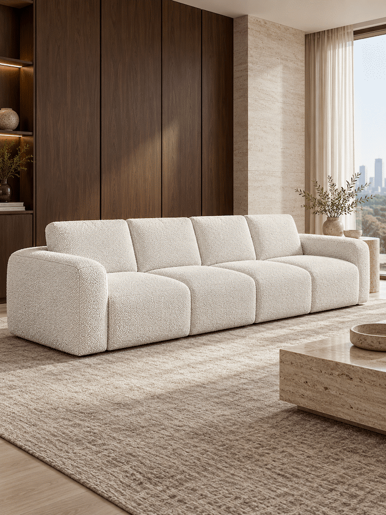 Lukora Two-Tone Textured Upholstery Fabric