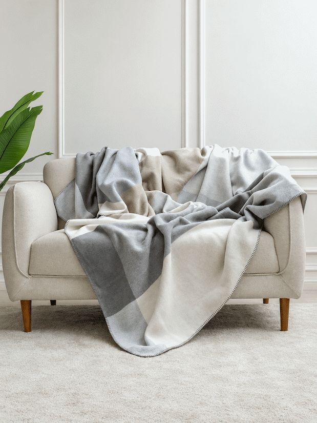 Biederlack Plush Home Double bed Blanket – Made in Germany