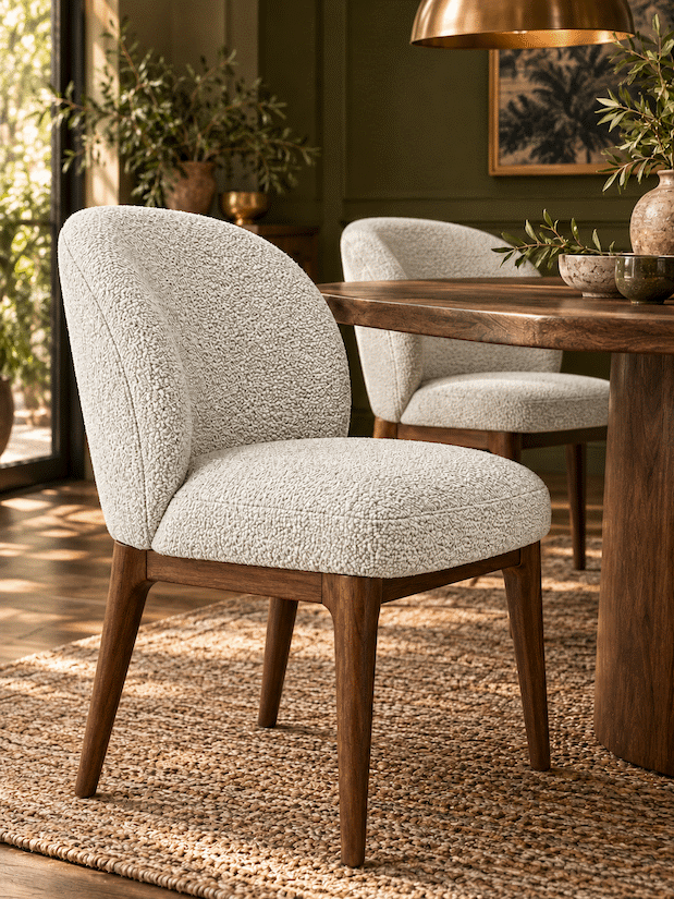 Lukora Two-Tone Textured Upholstery Fabric