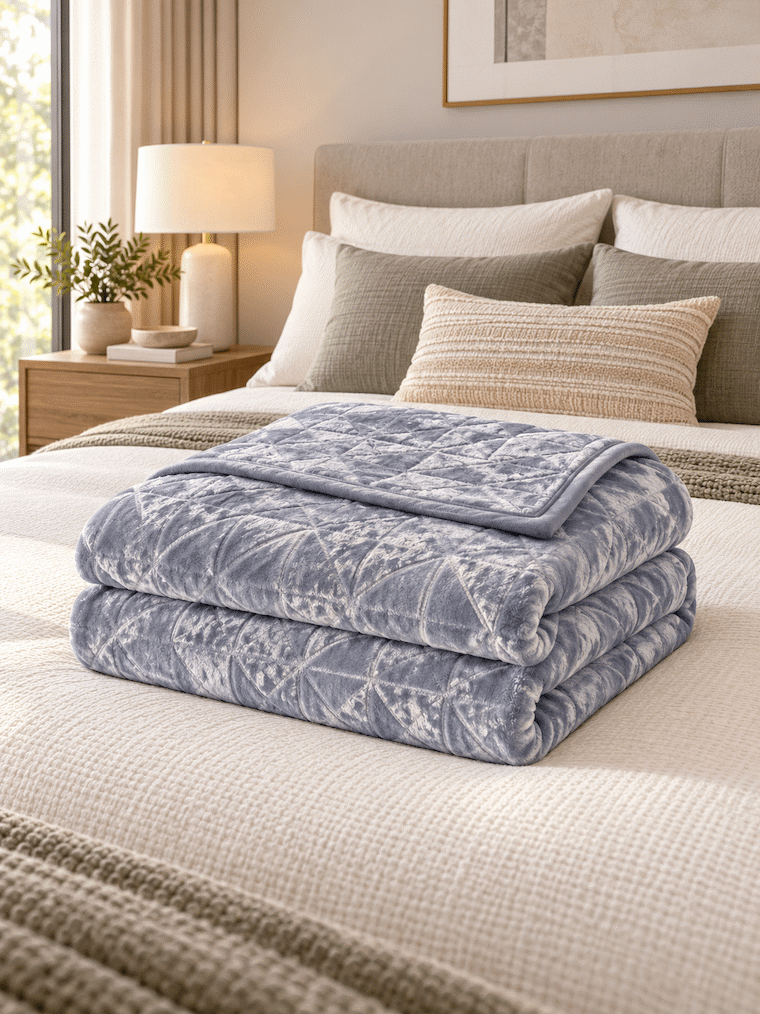 Blush Haven King Size Blanket