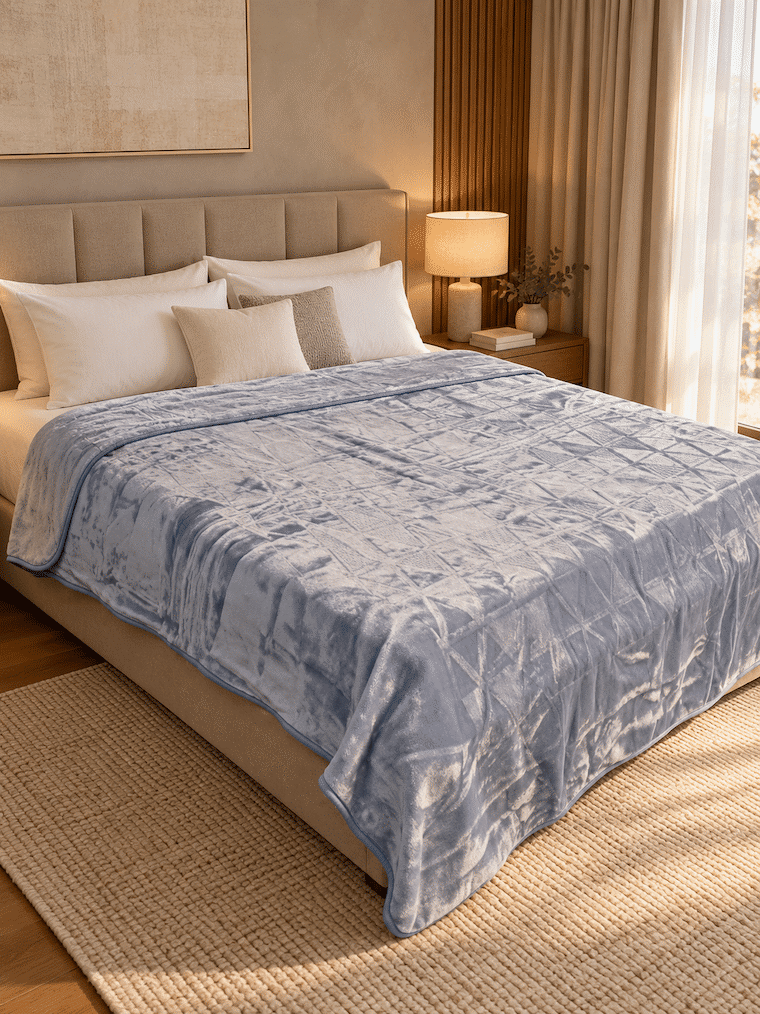 Blush Haven King Size Blanket