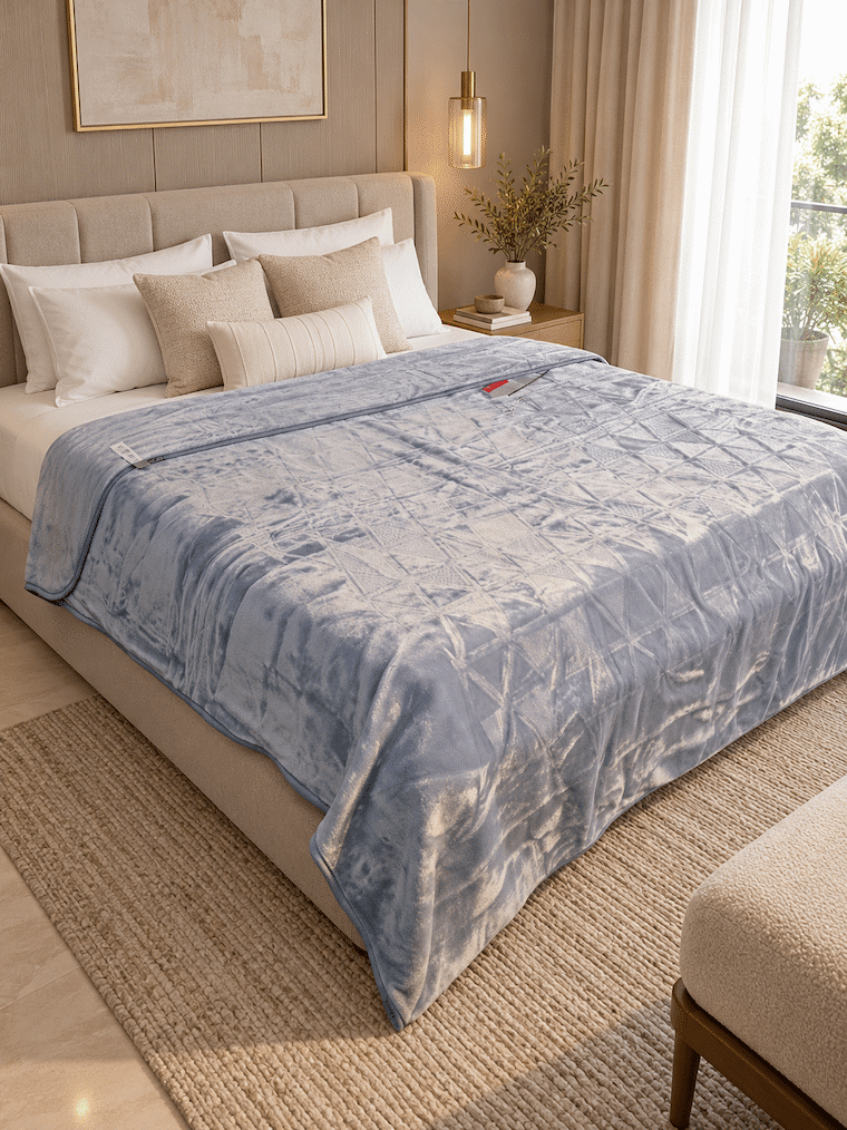 Blush Haven King Size Blanket