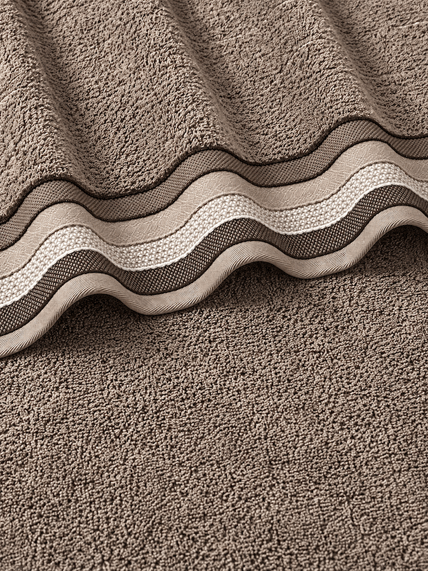 Picasso Hand Towel Linear Border