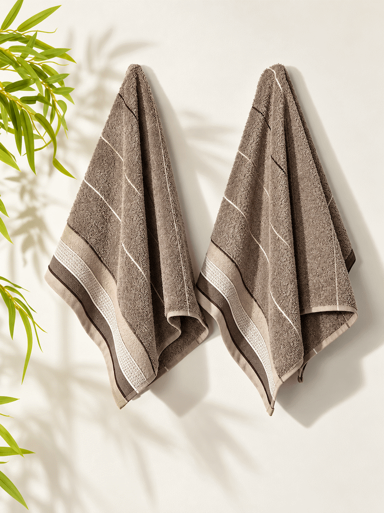 Picasso Hand Towel Linear Border