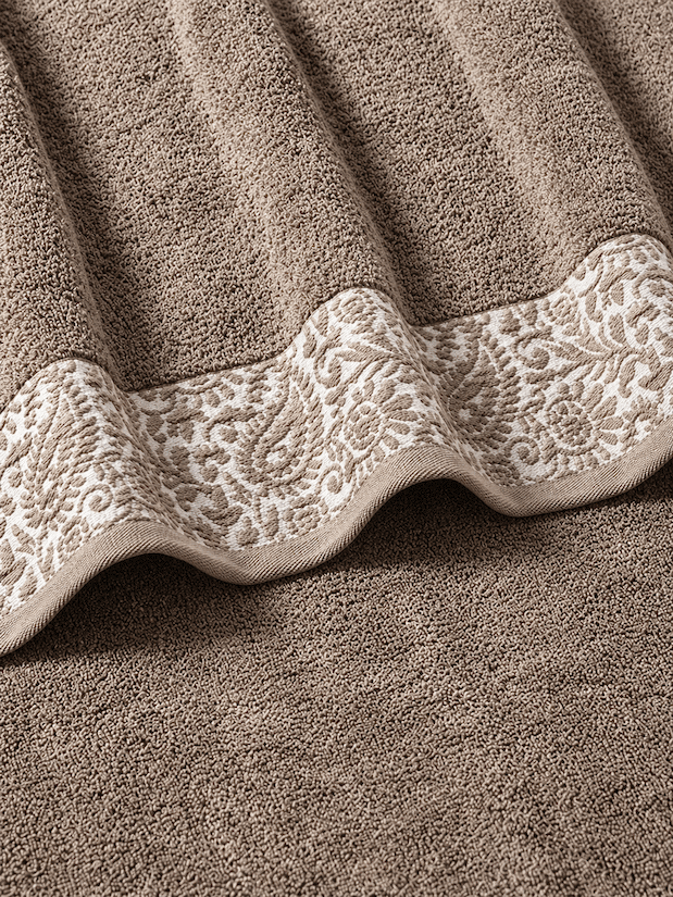 Picasso Hand Towel Floral Border