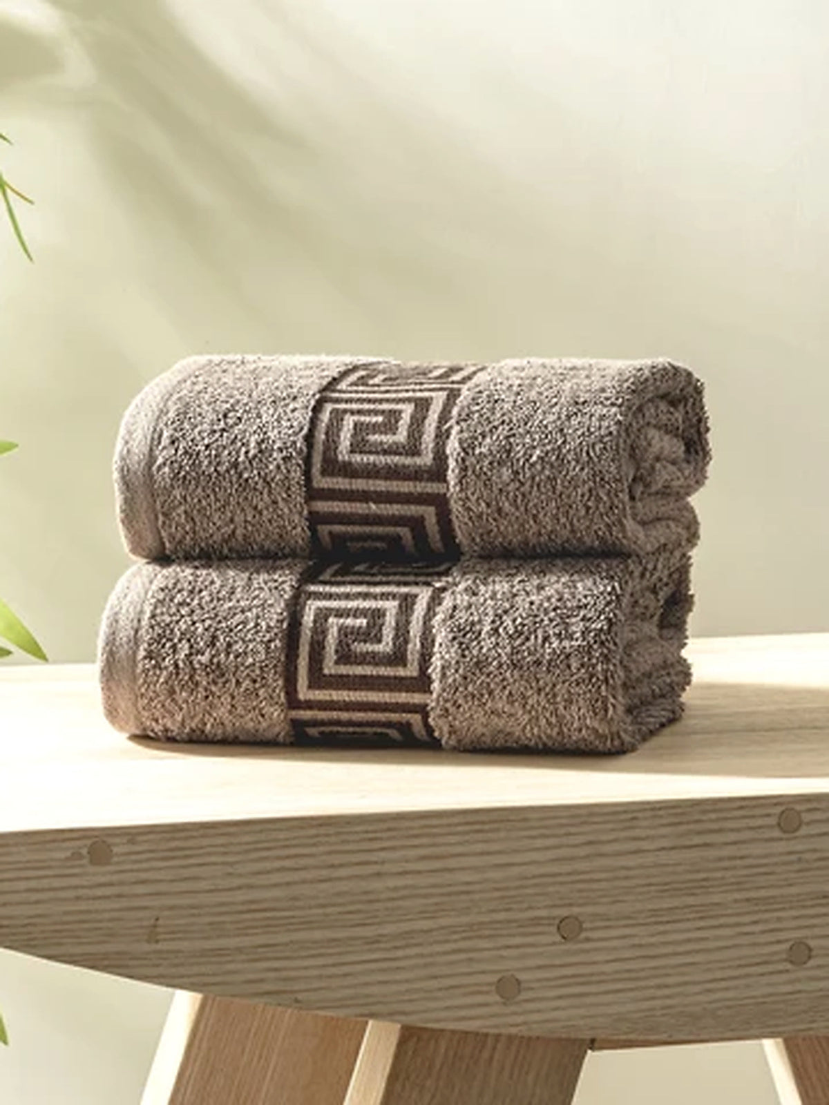 Picasso Hand Towel Greek Key Border