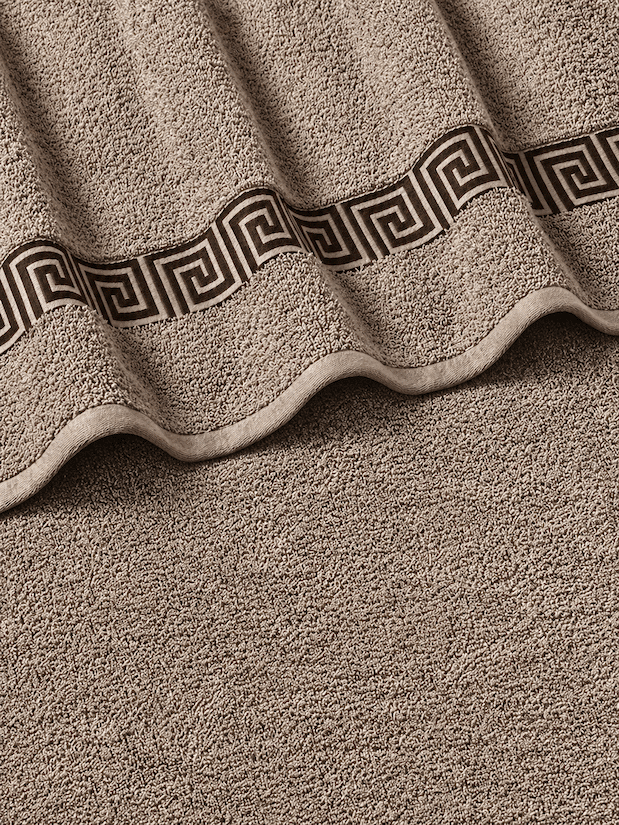 Picasso Bath Towel - Greek Key Border