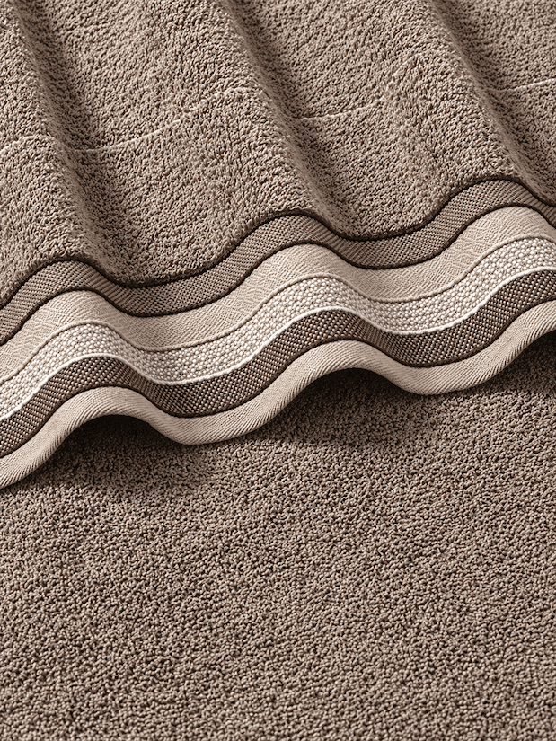 Picasso Bath Towel Linear Border