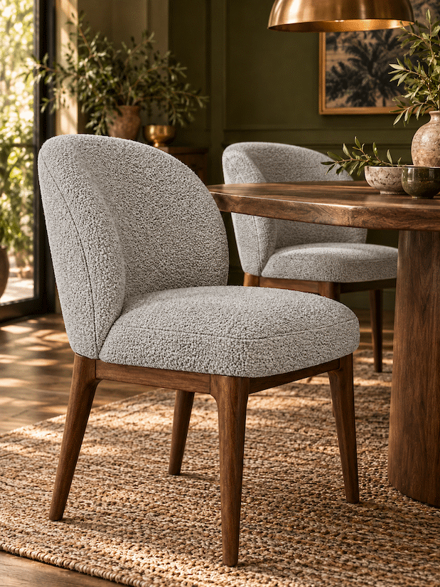 Lukora Two-Tone Textured Upholstery Fabric