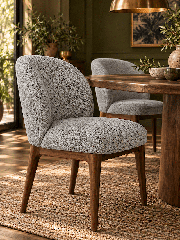 Lukora Two-Tone Textured Upholstery Fabric