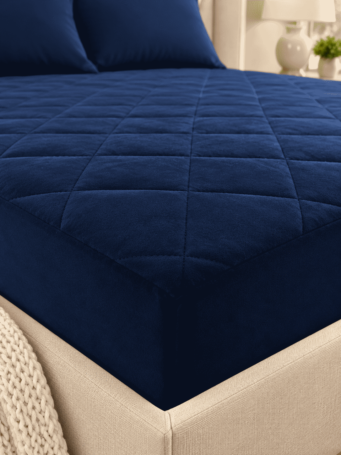 Slim Quilted Mattress Protector with Skirting