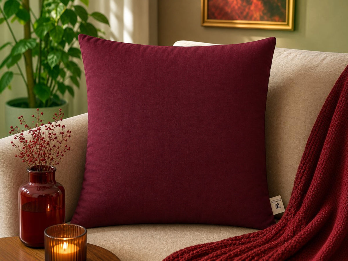 Multicolor cushion cover with abstract bokeh light burst print