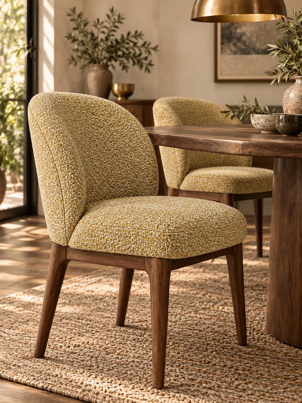 Lukora Two-Tone Textured Upholstery Fabric