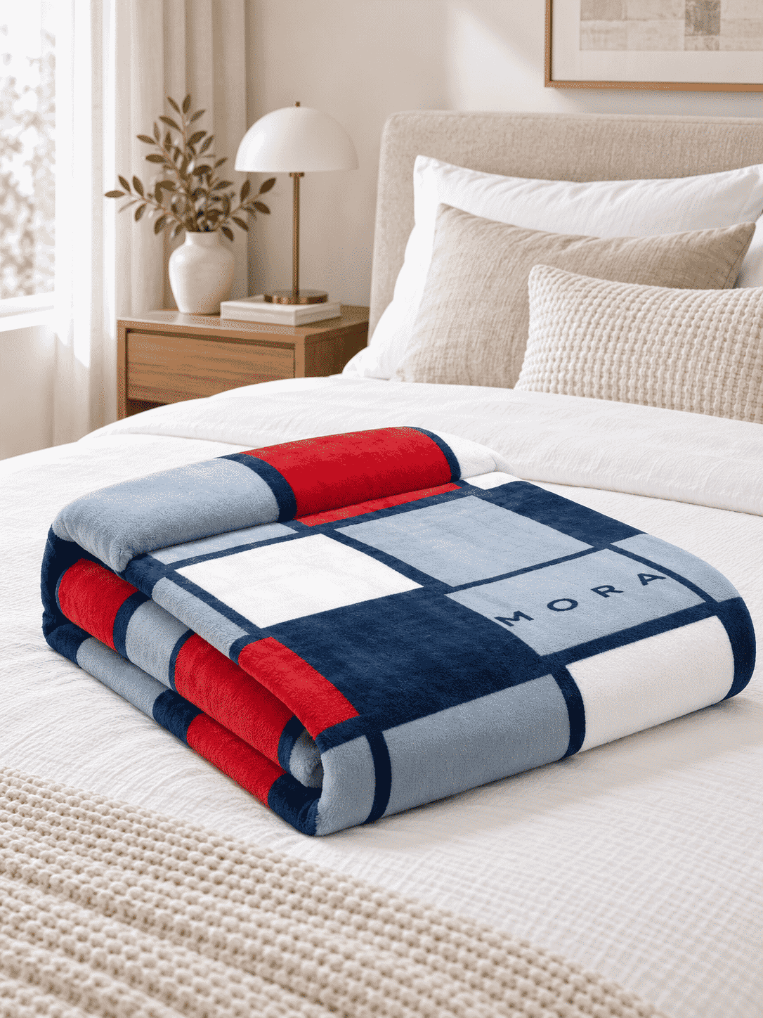 Noir Soiree King Size Blanket acrylic | Jagdish Store