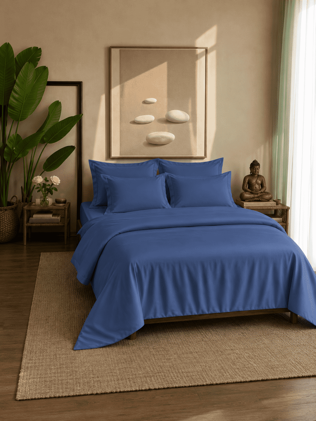 Eucalyptus Lyocell Cotton Bedsheet with Pillowcases