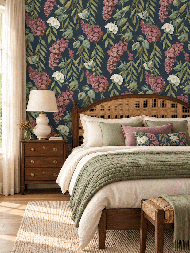 Floradrape Grand Botanical Wallpaper