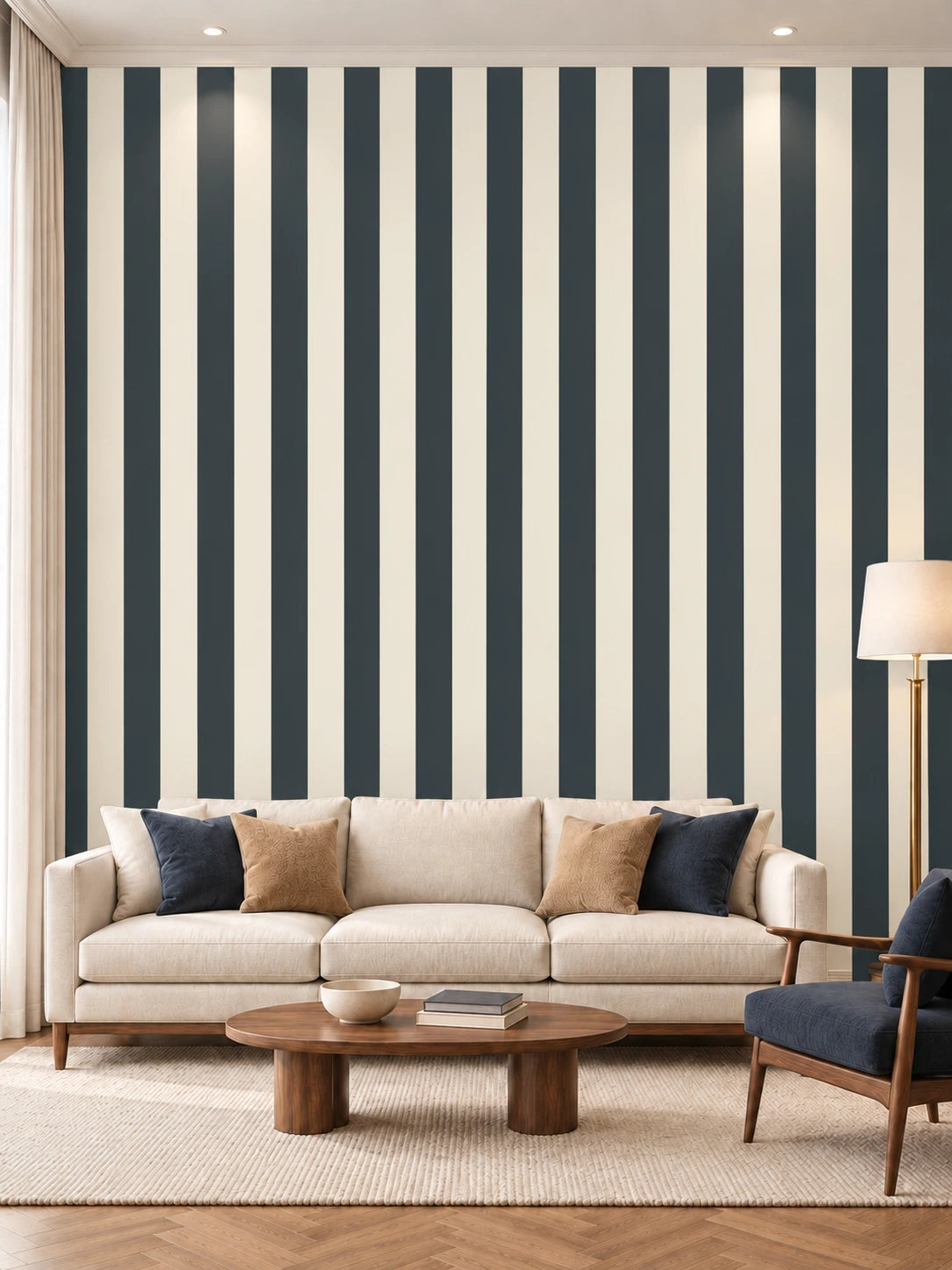 Striavora Tailored Stripe Wallpaper