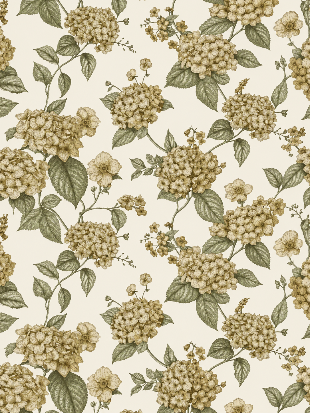Hydrelia Hydrangea Blossom Wallpaper