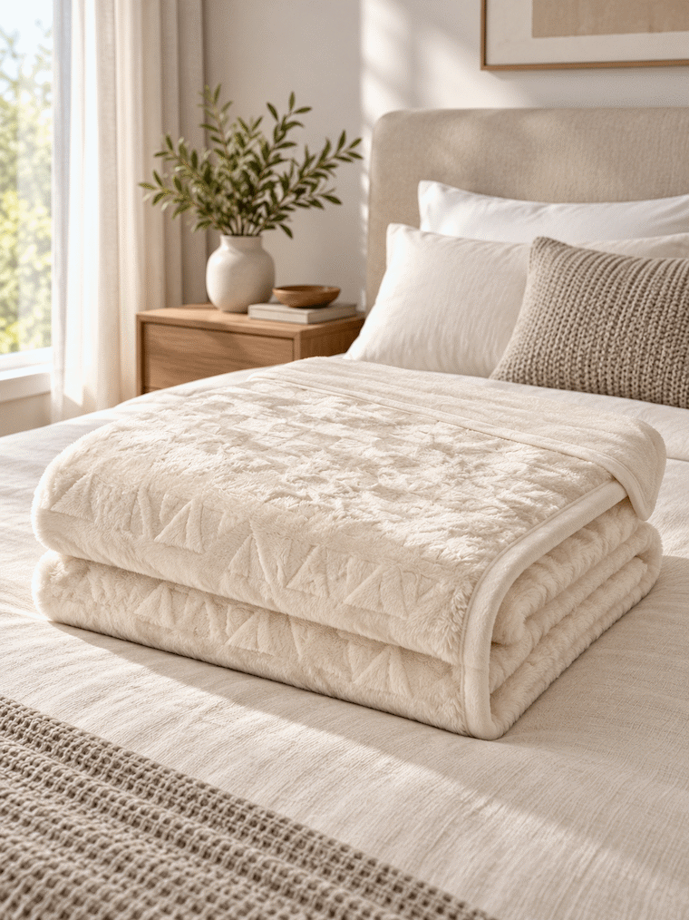 Blush Haven King Size Blanket