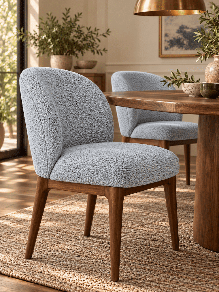 Lukora Two-Tone Textured Upholstery Fabric