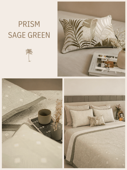 Sadyaska Palm Springs Prism Cotton Bedding Set