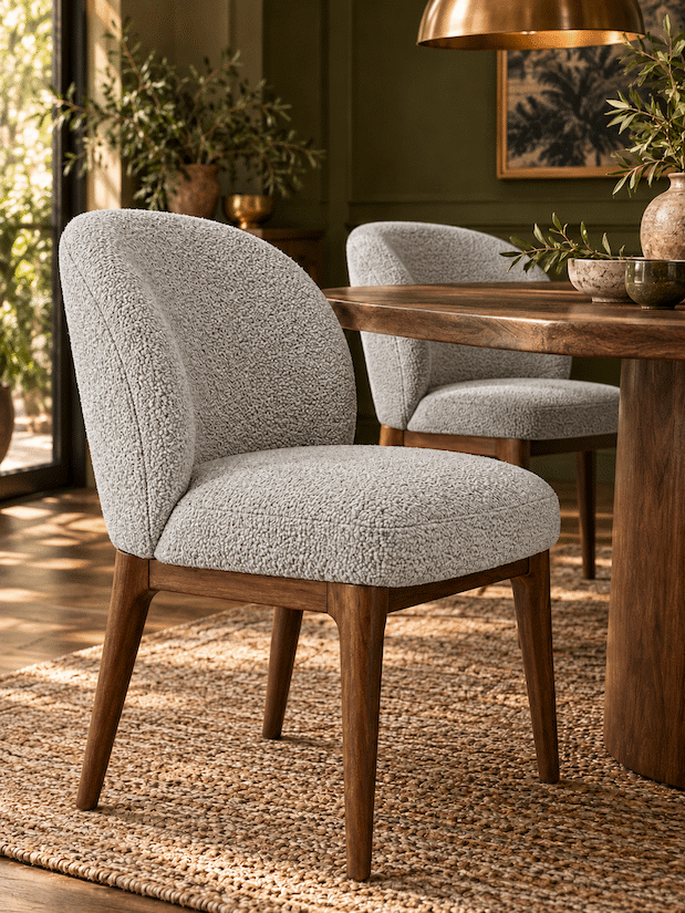 Lukora Two-Tone Textured Upholstery Fabric