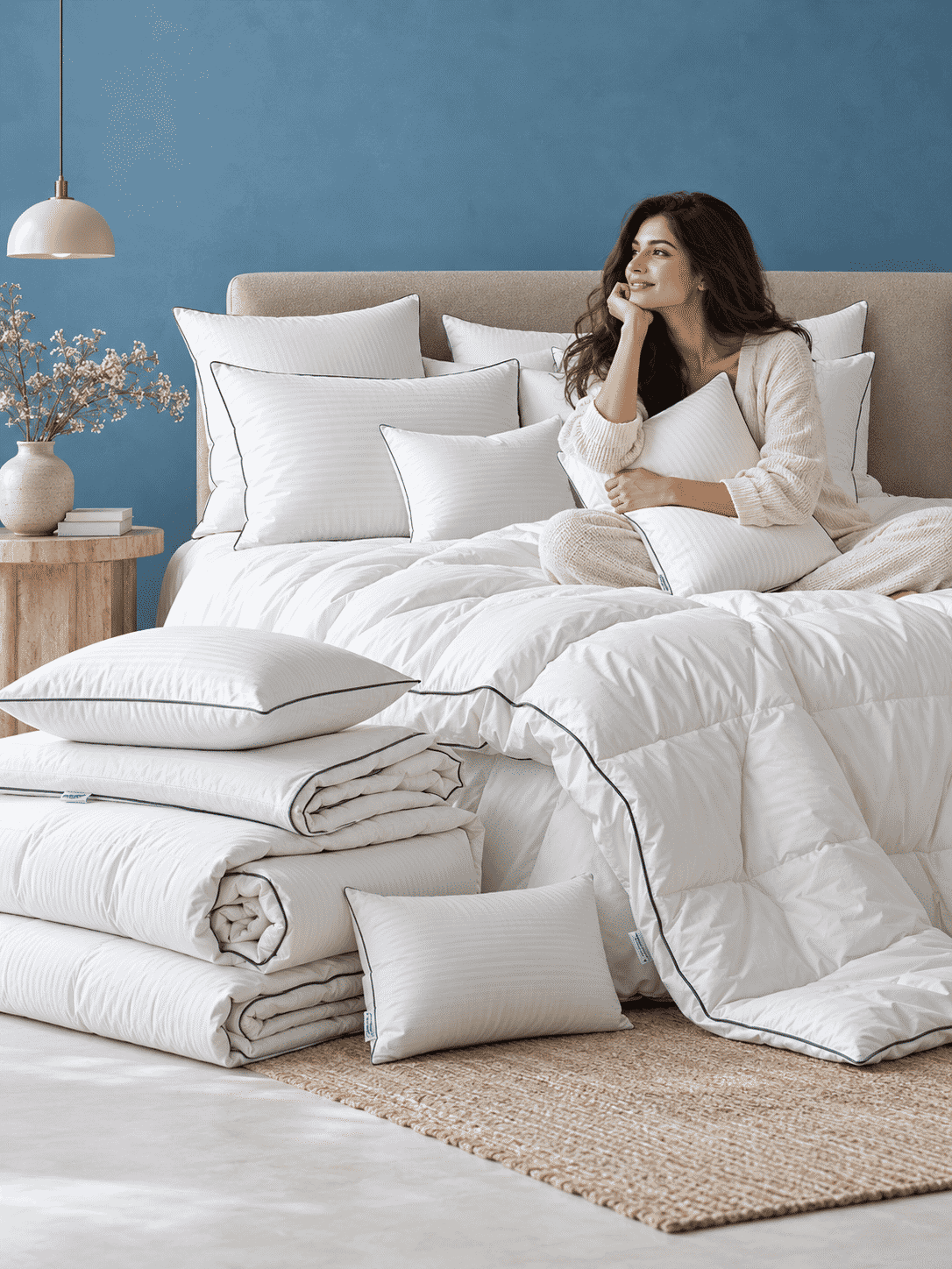 Pearl 50% Down & 50% Feather Duvet (125 GSM)