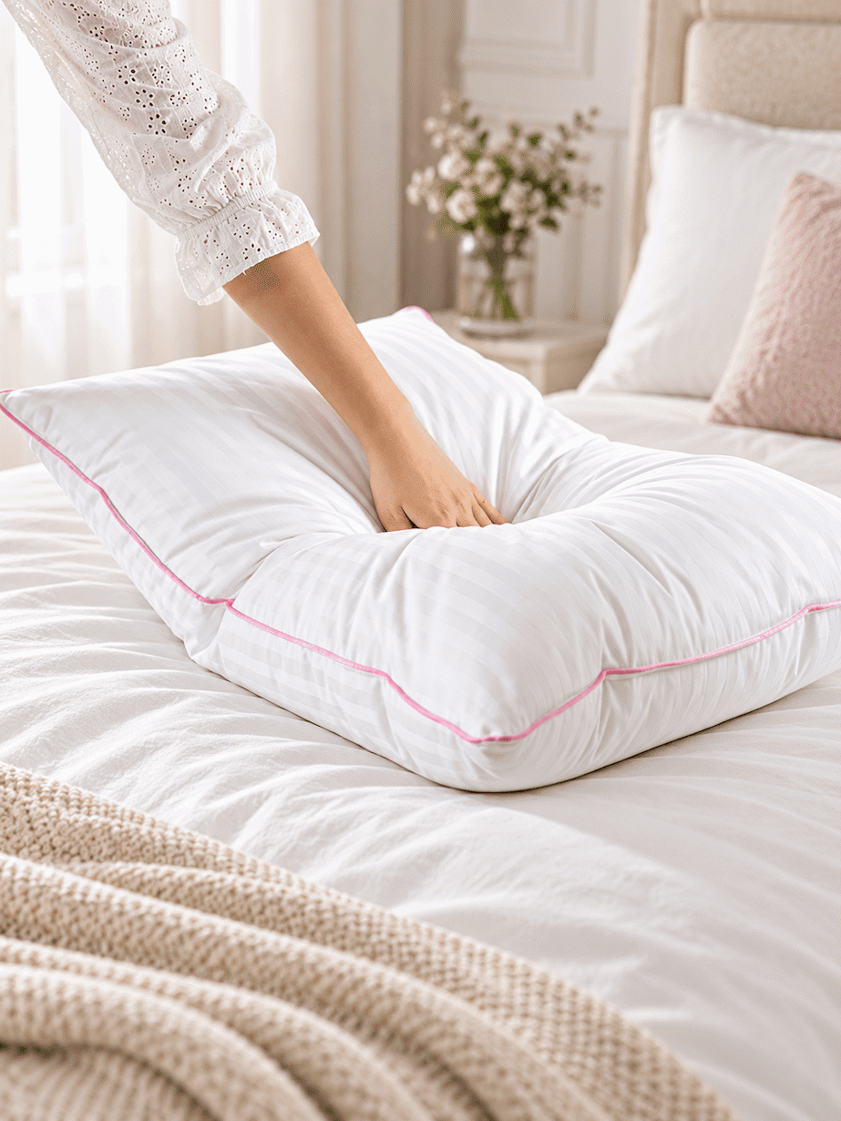 Pearl 50% Down & 50% Feather Plush Pillow