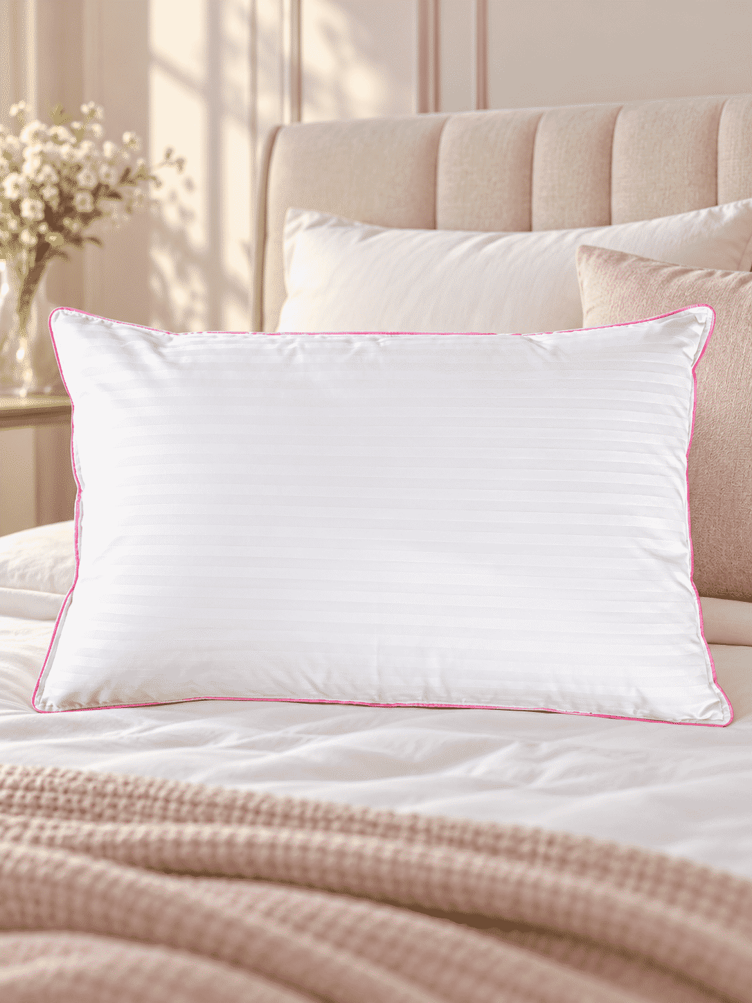 Pearl 50% Down & 50% Feather Plush Pillow