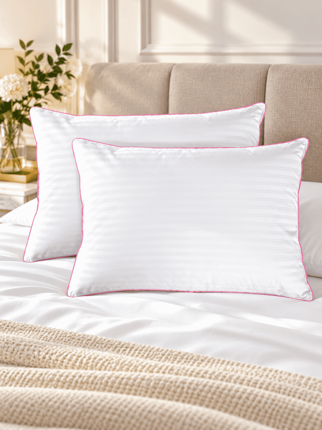 Pearl 50% Down & 50% Feather Plush Pillow